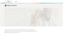 Desktop Screenshot of healthspannetwork.com